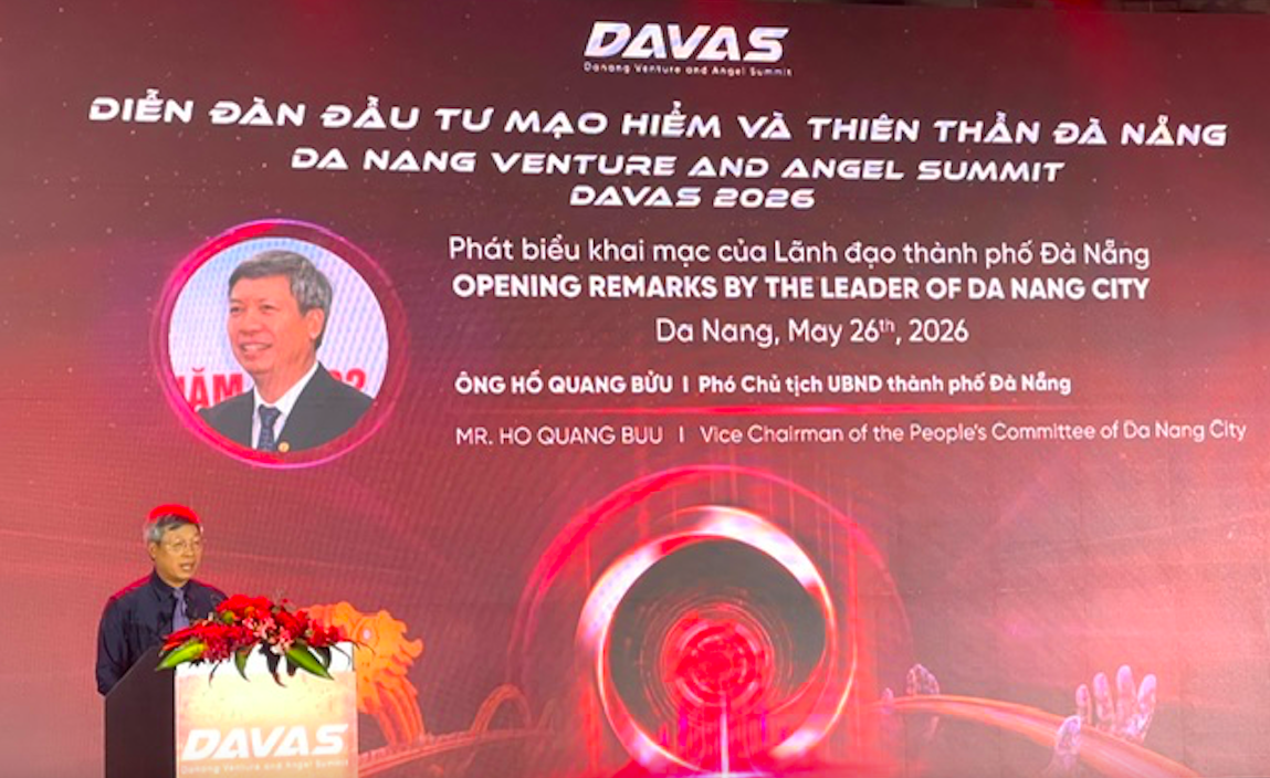 Ông Hồ Quang Bửu, Phó Chủ tịch UBND thành phố Đà Nẵng phát biểu tại Diễn đàn - Ảnh: Ngô Anh Văn.