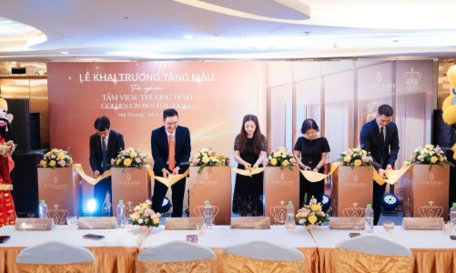 Khai trương tầng mẫu, trải nghiệm tầm nhìn thượng đỉnh tại Golden Crown Hai Phong