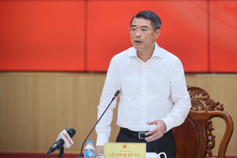 Thủ tướng Lê Minh Hưng nhấn mạnh Cần Thơ có vị trí, vai trò rất quan trọng với sự phát triển của khu vực và cả nước - Ảnh: VGP