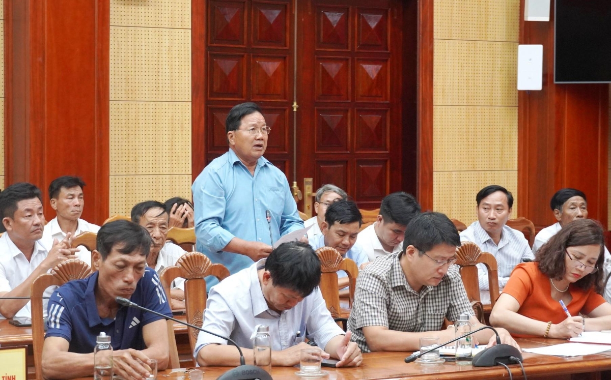 Đại biểu nông dân kiến nghị lãnh đạo tỉnh Quảng Trị cần có các chính sách hỗ trợ phát triển nông nghiệp sạch, nông nghiệp chất lượng cao gắn với tiêu thụ sản phẩm.