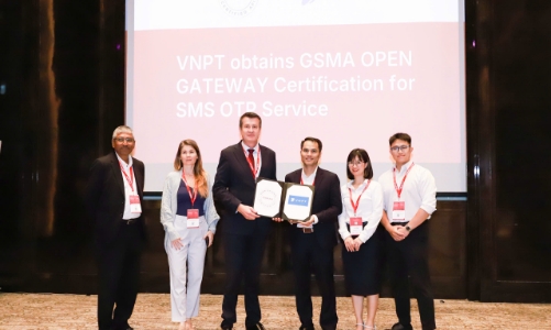 VNPT đạt chứng nhận GSMA Open Gateway cho dịch vụ bảo mật SMS OTP
