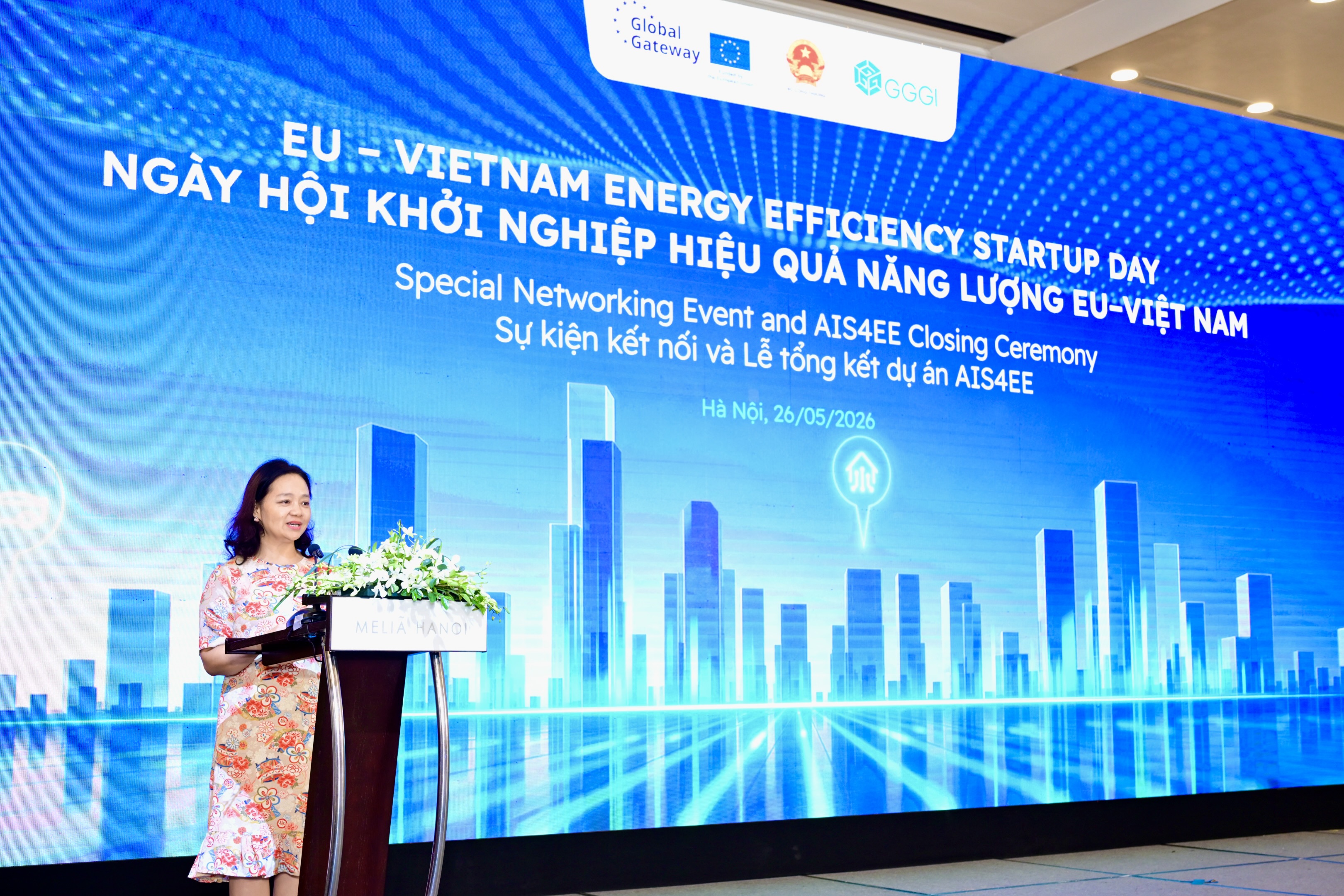 Bà Nguyễn Thị Lâm Giang, Cục trưởng Cục Đổi mới sáng tạo, Chuyển đổi xanh và Khuyến công. Ảnh: Song Hà.