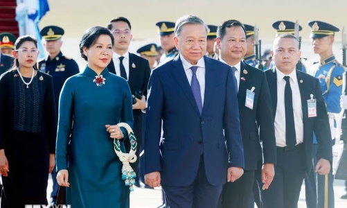 Tổng Bí thư, Chủ tịch nước Tô Lâm đến Bangkok tiếp tục chuyến thăm chính thức Thái Lan