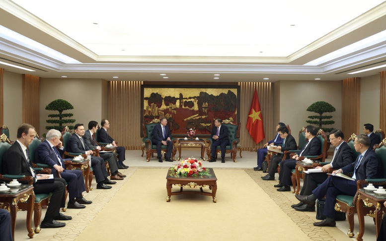 Toàn cảnh buổi tiếp. Ảnh: VGP.