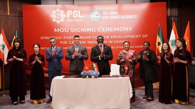 Ghana, PSL Machinery sign public-private partnership to advance cashew industrialization