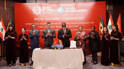 Ghana, PSL Machinery sign public-private partnership to advance cashew industrialization