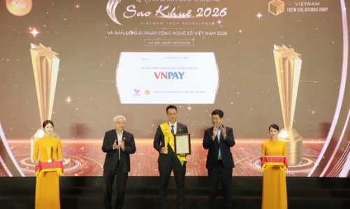 Bộ giải pháp Thanh toán và Nộp thuế số của VNPAY đạt giải Sao Khuê 2026