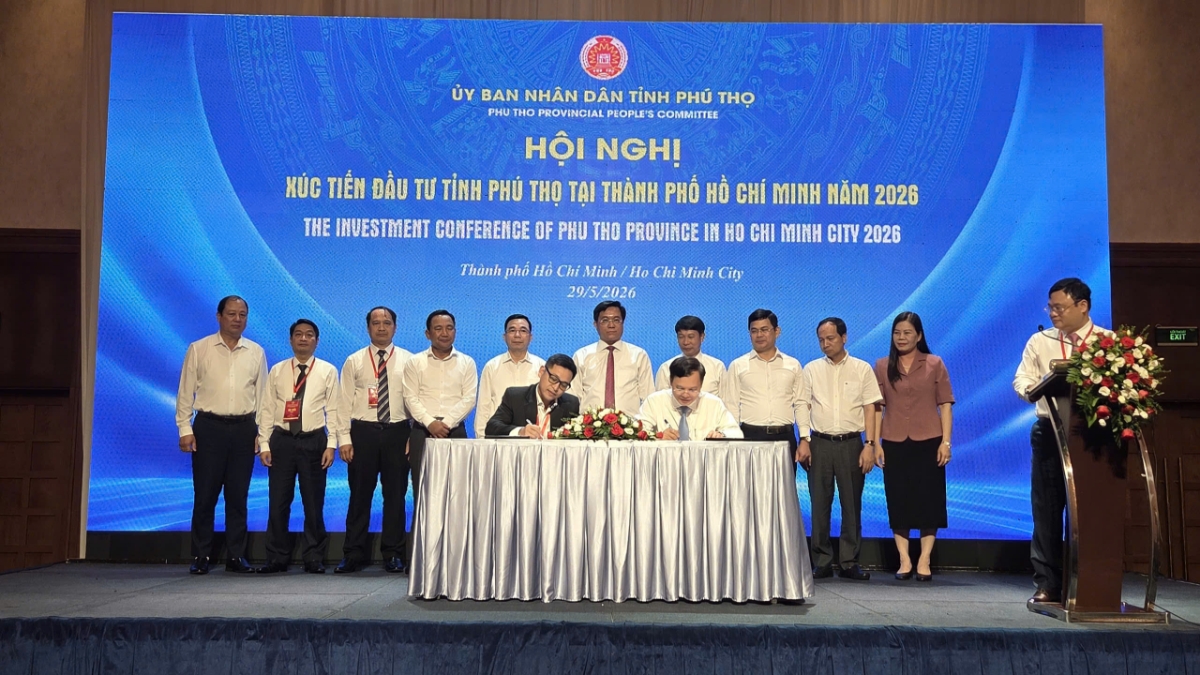 Bản ghi nhớ giữa Trung tâm xúc tiến đầu tư và Hỗ trợ doanh nghiệp tỉnh Phú Thọ và Công ty Cổ phần Nafoods Group về dự án nhà máy chế biến nông nghiệp