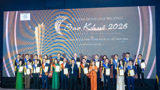 Vietnam honors leading digital technology firms at Sao Khue Awards 2026