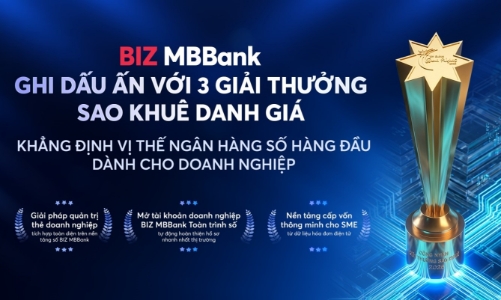 MB ghi dấu ấn với 5 giải thưởng Sao Khuê 2026 