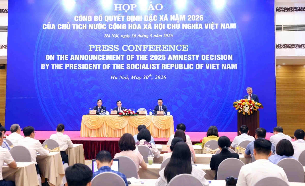 Quang cảnh buổi họp báo. Ảnh: CTV.