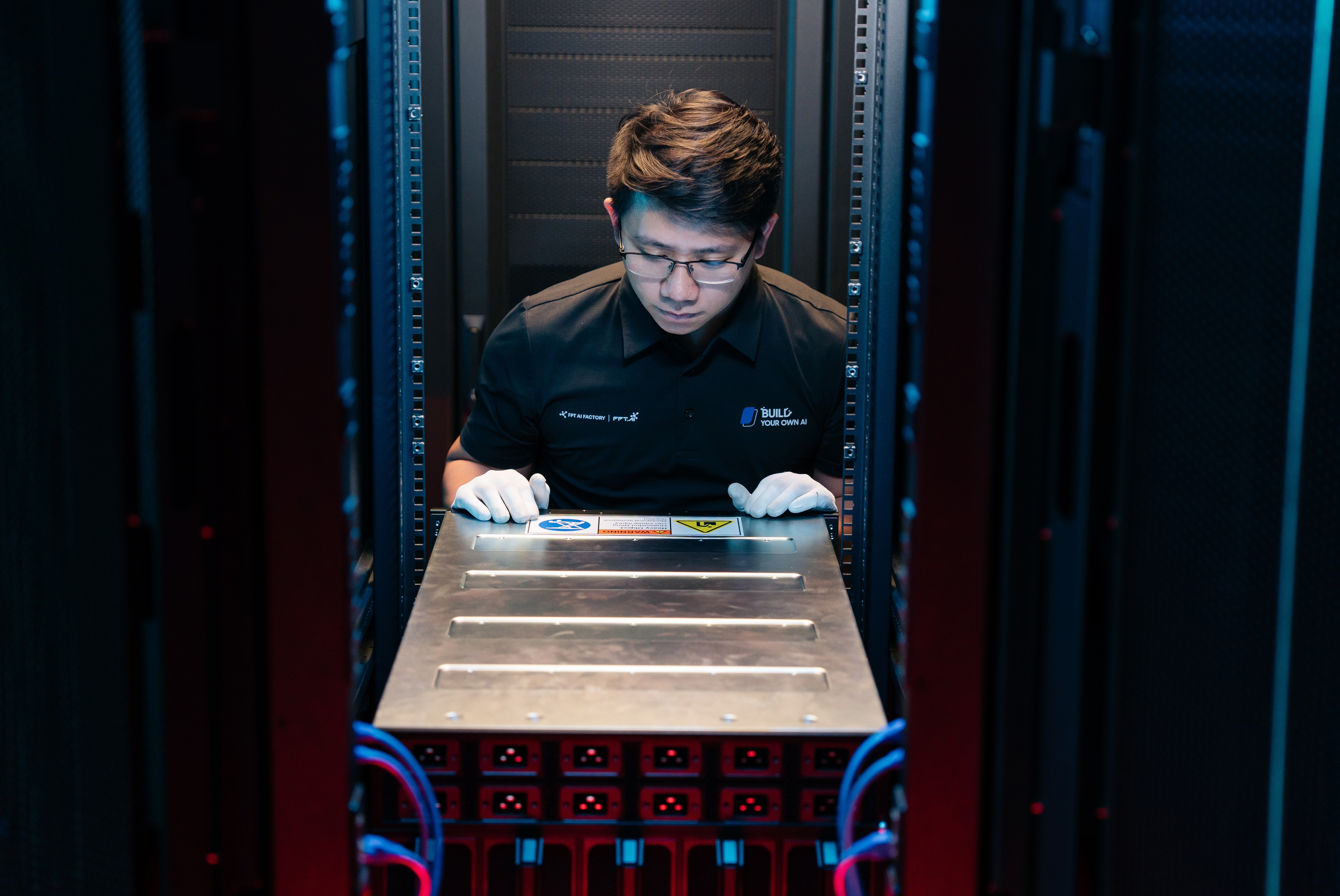 Hạ tầng GPU Cloud thế hệ mới dành cho AI suy luận và tạo sinh quy mô lớn. Ảnh: FPT.