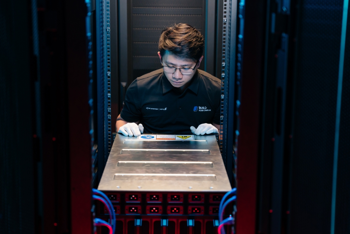 Hạ tầng GPU Cloud thế hệ mới dành cho AI suy luận và tạo sinh quy mô lớn. Ảnh:&nbsp;FPT.
