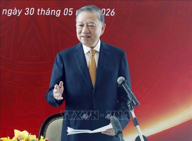 Tổng Bí thư, Chủ tịch nước Tô Lâm phát biểu. Ảnh: TTXVN