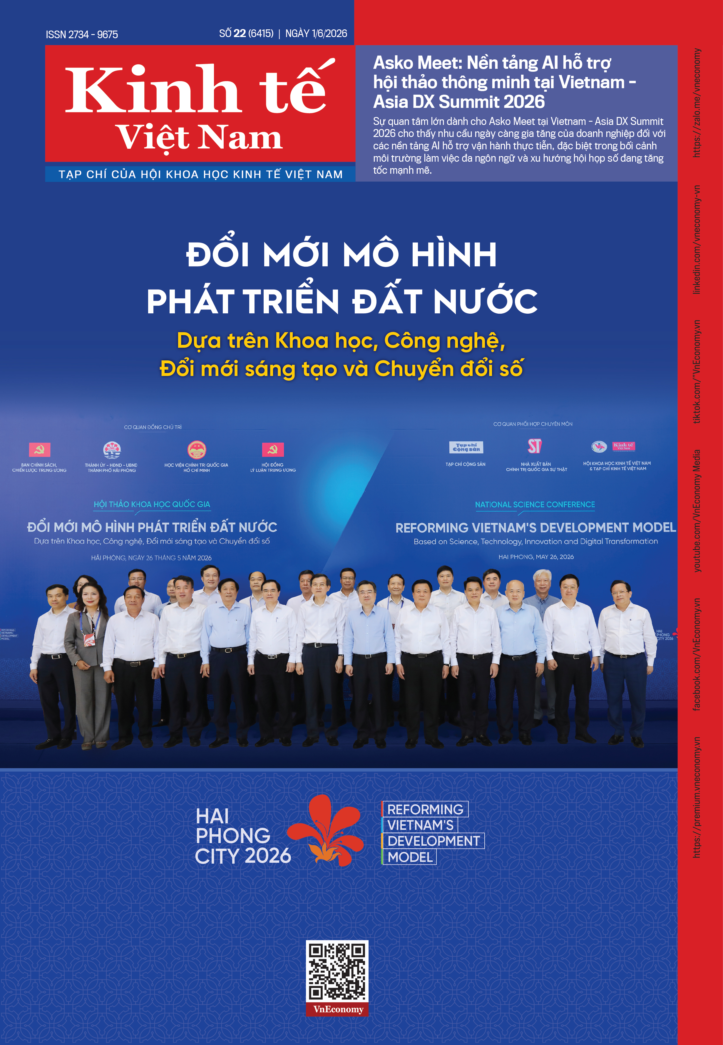 Tạp chí Kinh tế Việt Nam số 22-2026