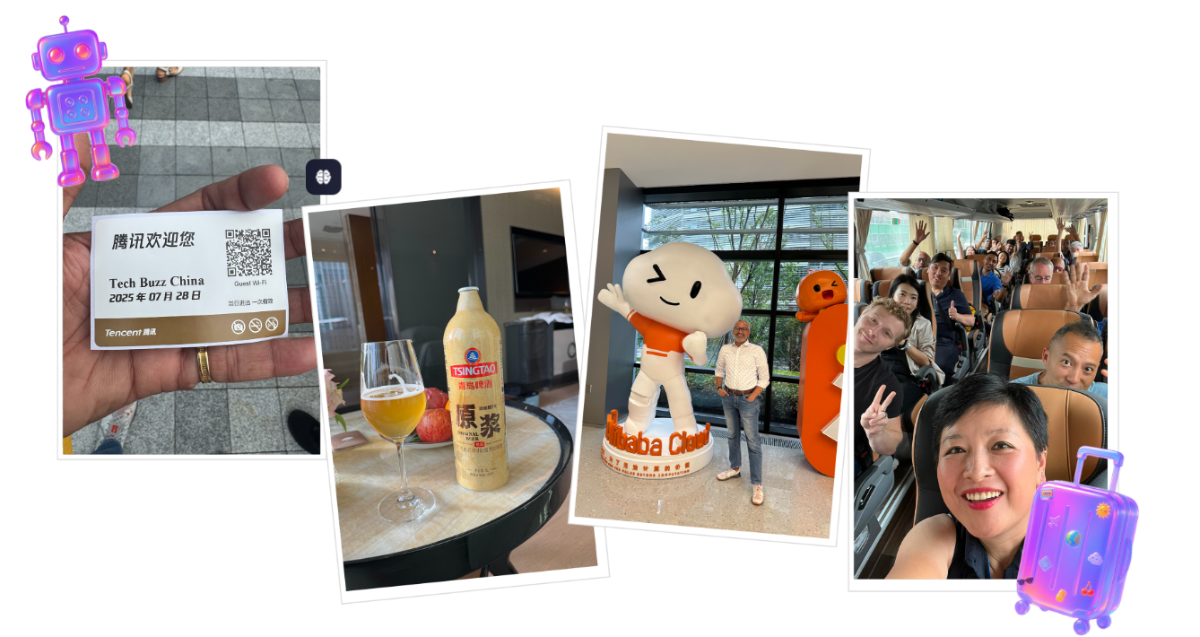 Một vài hình ảnh về trải nghiệm tại văn phòng của Alibaba và Tencent.