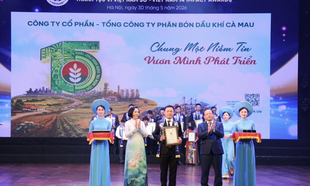 PVCFC - Được vinh danh toàn diện tại Vietnam I4 Impact Awards 2026 