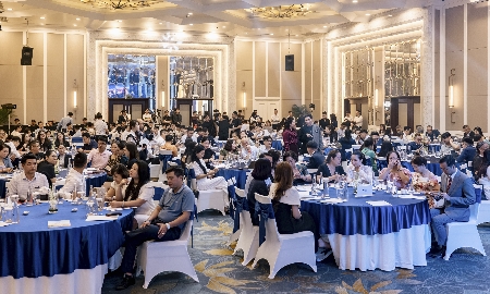 Hơn 300 Khách tham dự sự kiện “Hấp lực đầu tư từ Thành phố thứ 7 trực thuộc Trung ương - Thành phố Đồng Nai”, cho thấy Thành phố Đồng Nai đang thực sự được chú ý. Ảnh: Nam Long Land.