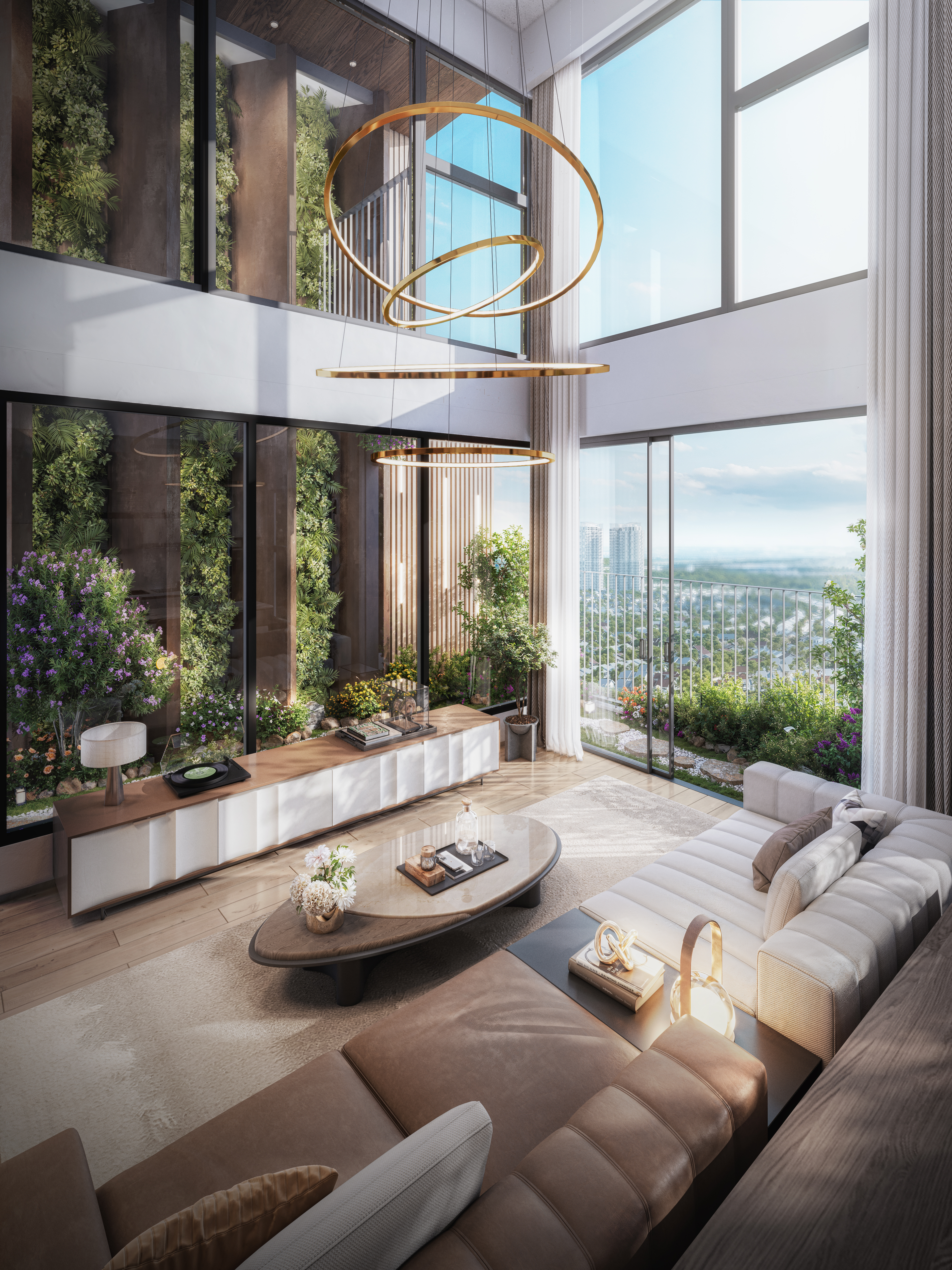 Căn Duplex giúp khách hàng thể hiện phong cách, cá tính riêng. Ảnh dự án.