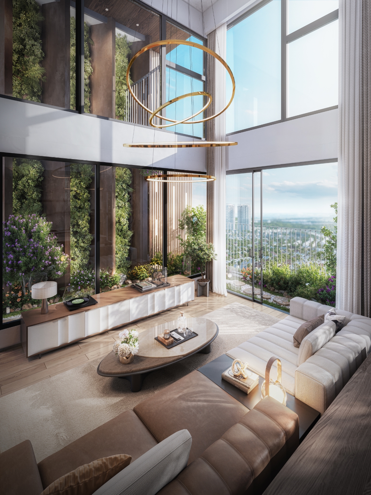Căn Duplex giúp khách hàng thể hiện phong cách, cá tính riêng. Ảnh dự án.