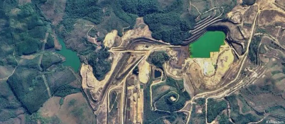 Brazil được kỳ vọng sẽ trở thành trung tâm khai thác đất hiếm mới của thế giới. Ảnh: Google Earth.