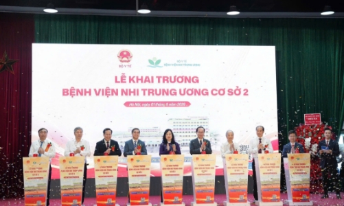 Hà Nội: Khai trương cơ sở 2 Bệnh viện Nhi Trung ương có quy mô 300 giường bệnh 