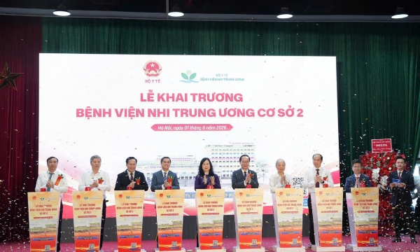 Hà Nội: Khai trương cơ sở 2 Bệnh viện Nhi Trung ương có quy mô 300 giường bệnh 