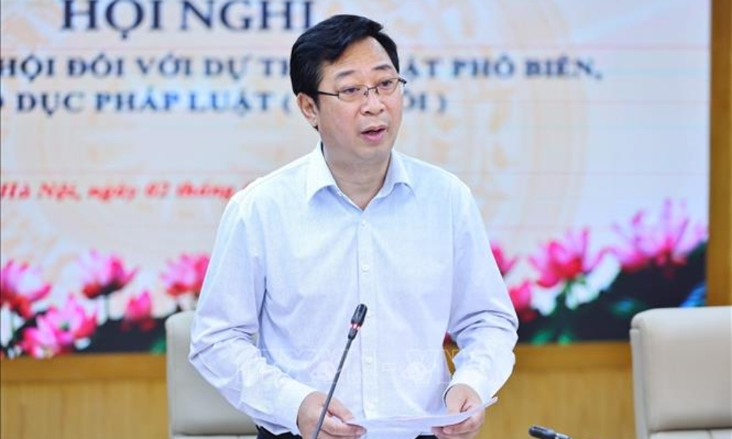 Ông Cao Xuân Thạo, Phó Chủ tịch Ủy ban Trung ương Mặt trận Tổ quốc Việt Nam phát biểu. Ảnh: TTXVN.