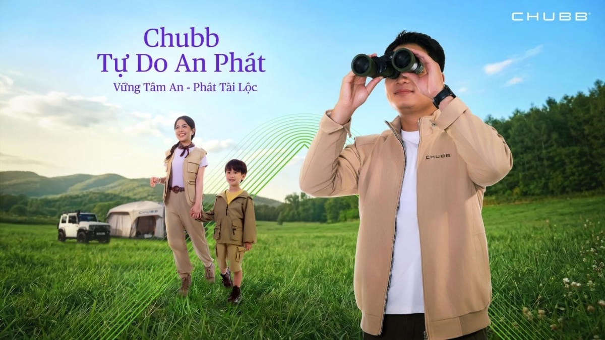 Chubb - Tự do an phát đồng hành cùng mỗi gia đình trên hành trình bảo vệ vững vàng, an tâm tích lũy và tự tin hướng đến tương lai tài chính bền vững.