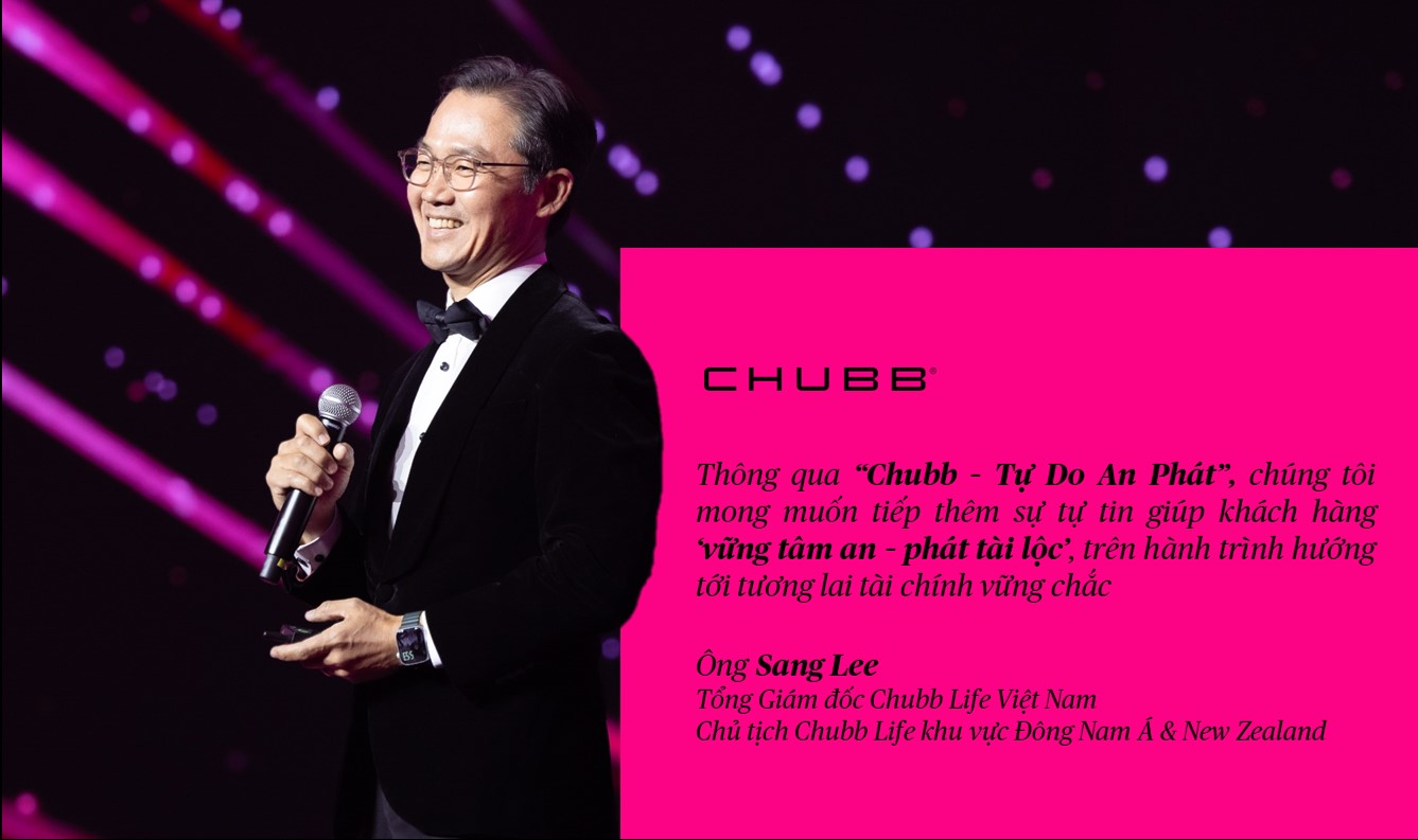 Ông Sang Lee, Tổng giám đốc Chubb Life Việt Nam kiêm Chủ tịch Chubb Life khu vực Đông Nam Á và New Zealand, chia sẻ về định hướng phát triển sản phẩm mới, nhấn mạnh cam kết mang đến giải pháp tài chính linh hoạt, giúp khách hàng chủ động cân bằng giữa bảo vệ và tích lũy dài hạn.