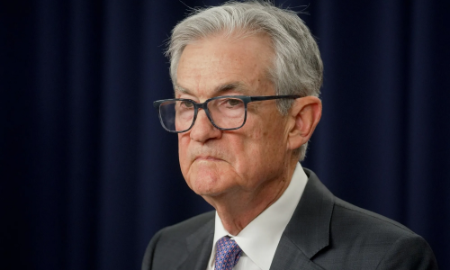 Cựu Chủ tịch Fed Jerome Powell - Ảnh: Bloomberg.