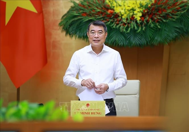 Thủ tướng Lê Minh Hưng chủ trì phiên họp Chính phủ thường kỳ tháng 5 năm 2026. Ảnh:TTXVN