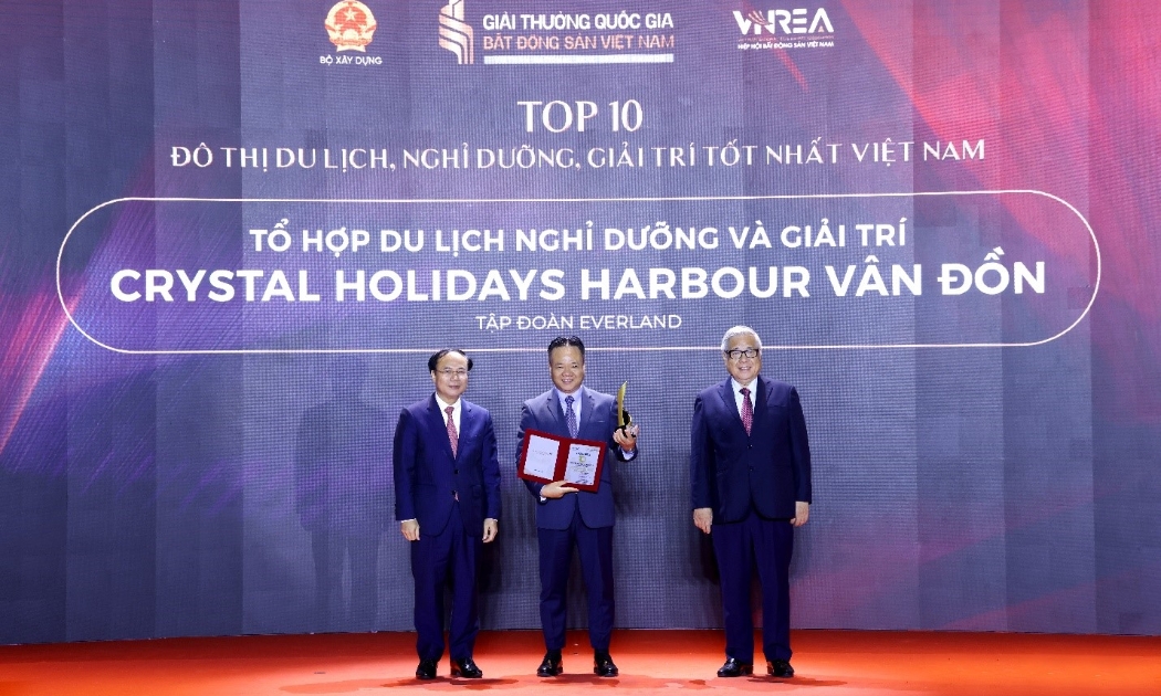 Crystal Holidays Harbour Vân Đồn: “Top 10 Khu đô thị du lịch nghỉ dưỡng giải trí tốt nhất Việt Nam năm 2026”