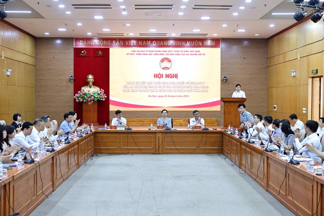 Quang cảnh hội nghị. Ảnh: Mặt trận.