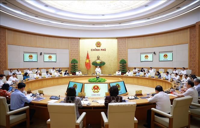 Phiên họp Chính phủ thường kỳ tháng 5 năm 2026. Ảnh: TTXVN