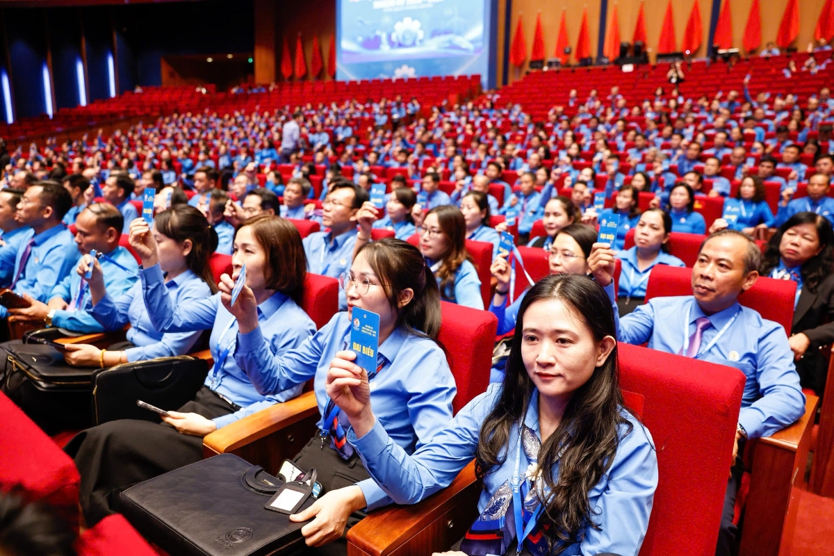 Các đại biểu tham dự đại hội. Ảnh: Hải Nguyễn.