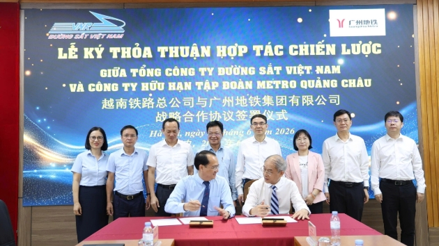 Vietnam Railways, Guangzhou Metro Group sign strategic cooperation agreement