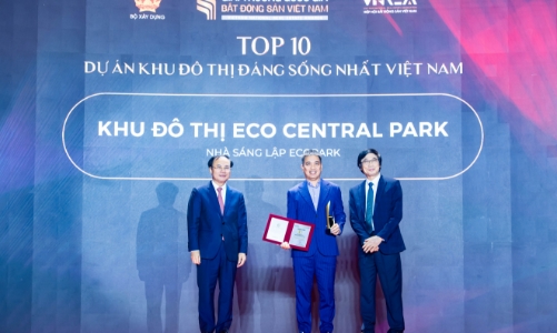 Nhà sáng lập Ecopark lập cú đúp tại Giải thưởng Quốc gia Bất động sản Việt Nam lần thứ 2