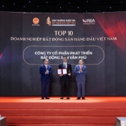 Văn Phú được vinh danh Top 10 Doanh nghiệp bất động sản hàng đầu Việt Nam