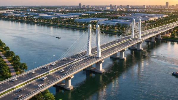 Bắc Ninh đầu tư hơn 1.400 tỷ đồng xây dựng cầu Kim Chân vượt sông Cầu