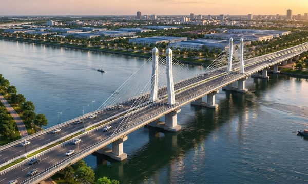 Bắc Ninh đầu tư hơn 1.400 tỷ đồng xây dựng cầu Kim Chân vượt sông Cầu