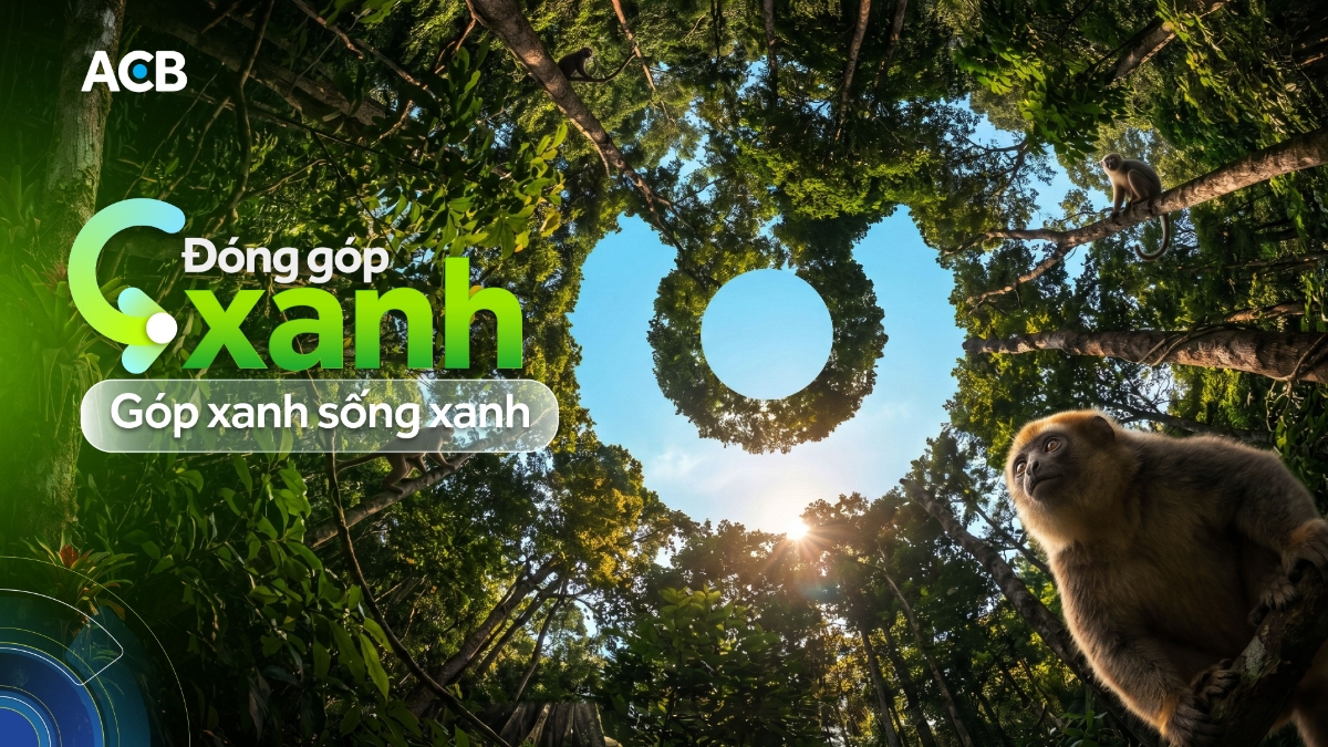 Sáng kiến “Đóng góp xanh” trên ứng dụng ACB ONE giúp người dùng chủ động lựa chọn dự án, thực hiện đóng góp và theo dõi dòng tiền một cách minh bạch.