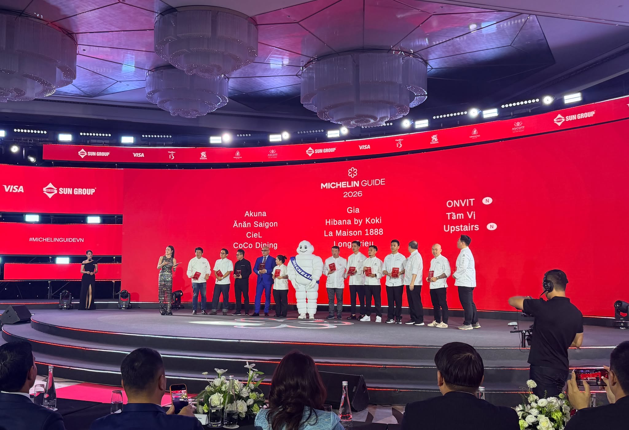 Tổng số nhà hàng đạt một sao Michelin tại Hà Nội, TP. Hồ Chí Minh và Đà Nẵng đã tăng lên con số 11.