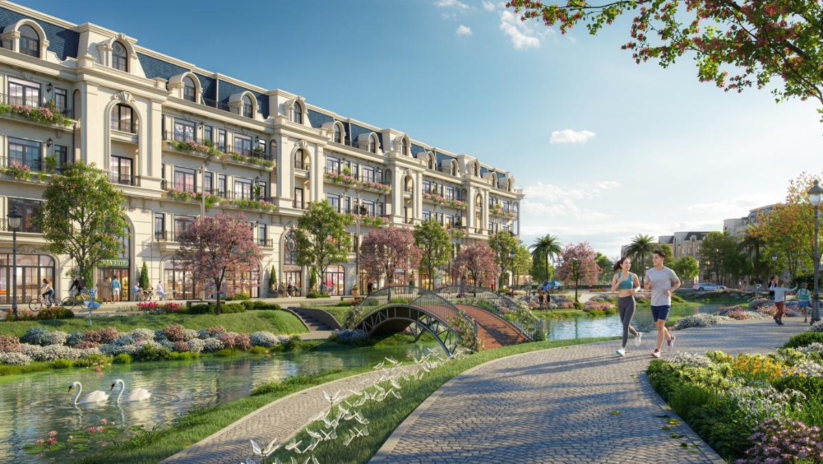 Bến Bắc Riverside: Chuẩn sống khép kín đồng bộ tại tâm điểm thịnh vượng của thành phố Lạng Sơn. Ảnh phối cảnh dự án.