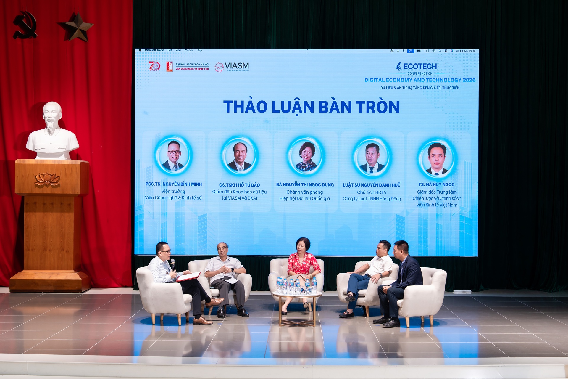 Tọa đàm Dữ liệu và AI trong phát triển kinh tế Việt Nam trong khuôn khổ Hội thảo ECOTECH 2026
