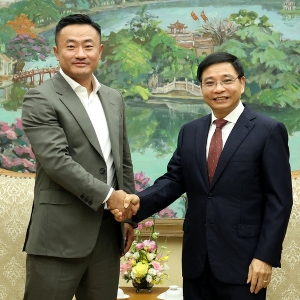 Phó Thủ tướng Nguyễn Văn Thắng tiếp ông Ben Zhou, CEO Bybit - Ảnh: VGP.