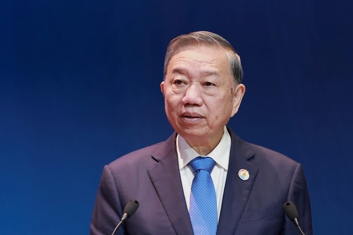 Tổng Bí thư, Chủ tịch nước Tô Lâm phát biểu chỉ đạo tại phiên khai mạc trọng thể Đại hội XIV Công đoàn Việt Nam.