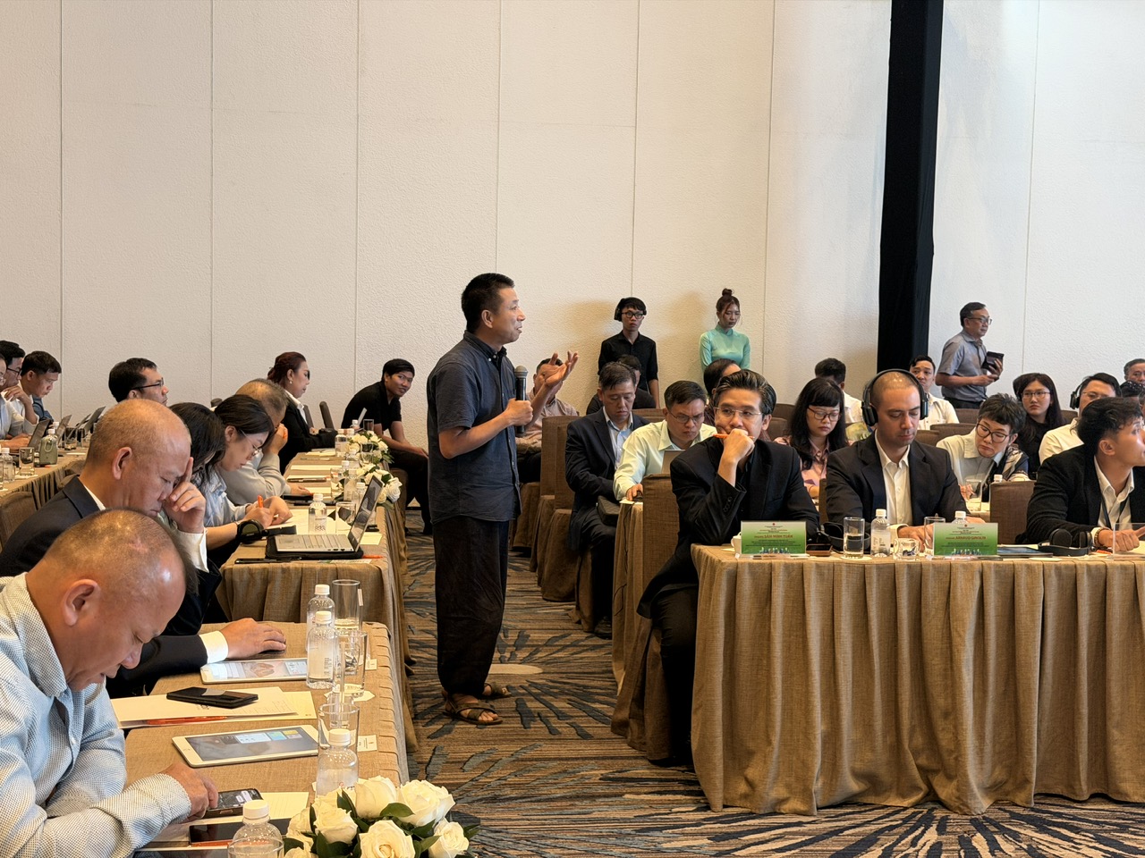 TS Phó Đức Tùng góp ý tại Hội thảo "Quy hoạch tổng thể TP.Hồ Chí Minh tầm nhìn 100 năm” diễn ra tại TP Hồ Chí Minh mới đây. Ảnh: Nguyệt Hà.