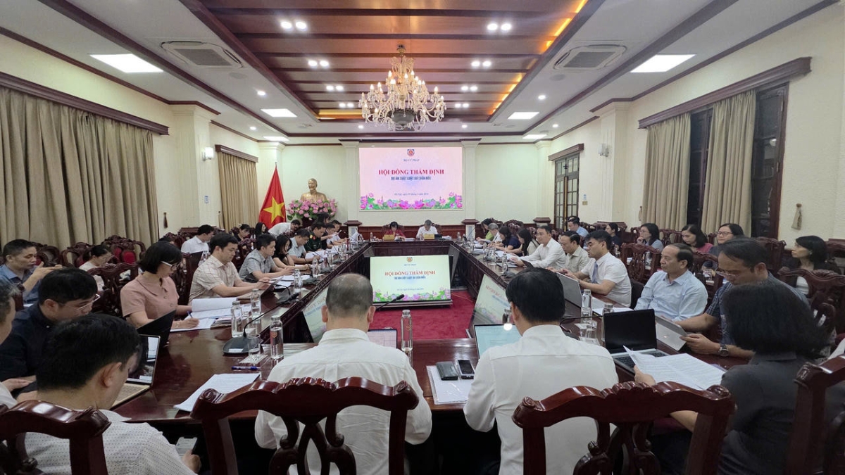 Quang cảnh cuộc họp. Ảnh: MOJ.