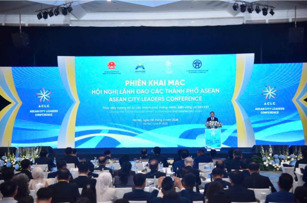 Hội nghị Lãnh đạo các thành phố ASEAN với chủ đề “Thúc đẩy tương lai từ các thành phố thông minh, bền vững và kết nối”. Ảnh: hanoi.gov.vn